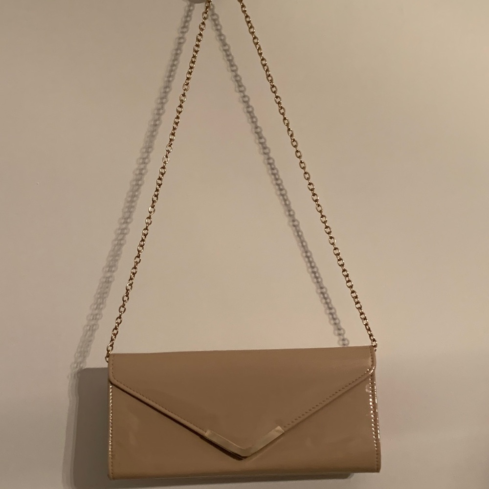 Elegant vintage Tan Clutch Bag